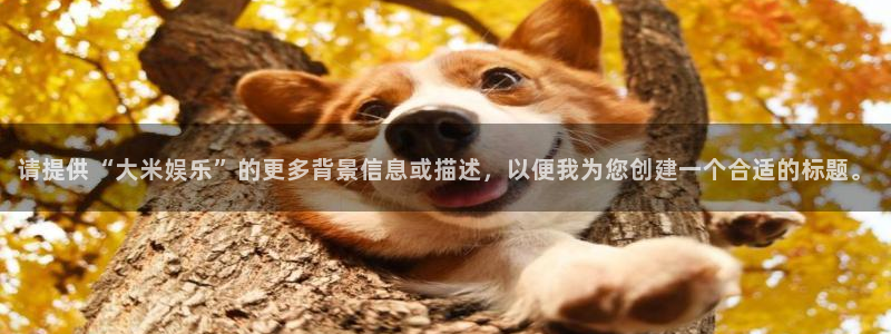 新宝5凯捷平台注册链接：请提供“大米娱乐”的更多背景信息或描述，以便我为您创建一