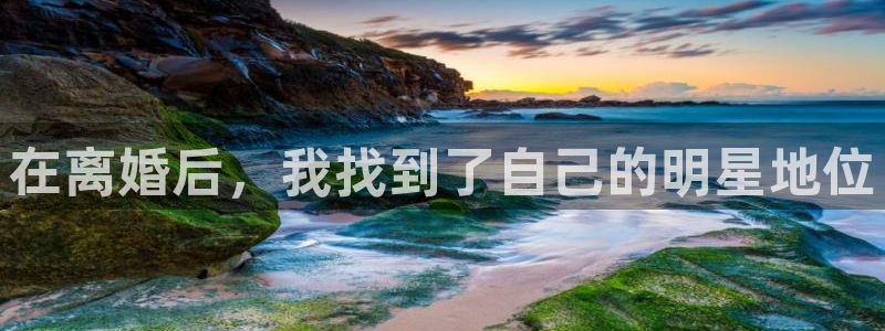新宝54官网：在离婚后，我找到了自己的明星地位